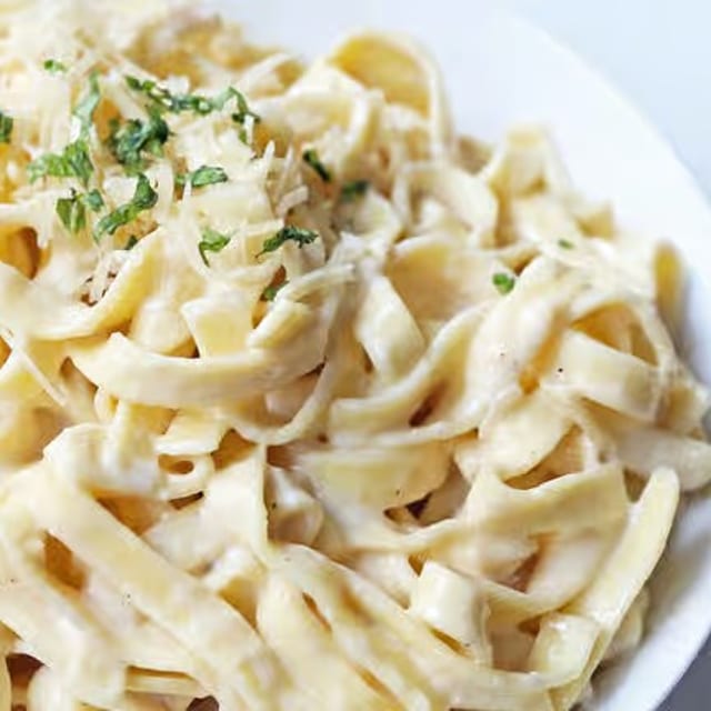 Fettuccine Alfredo.