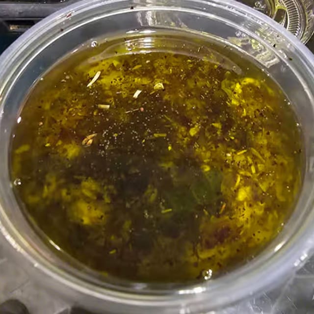 Pesto Dipping Sauce.