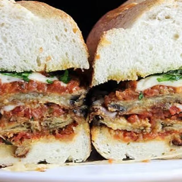 Eggplant Parmigiana Sub.