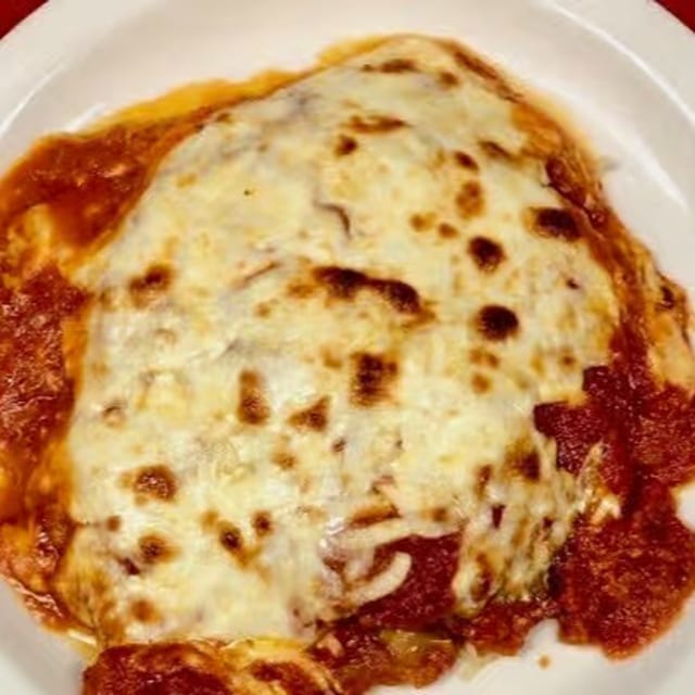 Veal Parmigiana.