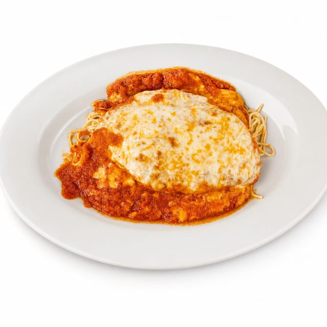 Chicken Parmigiana Lunch.