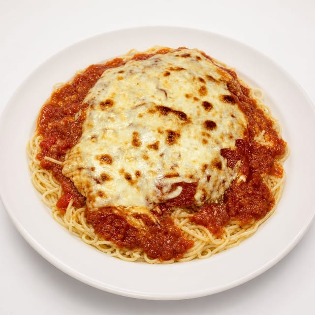 Eggplant Parmigiana.