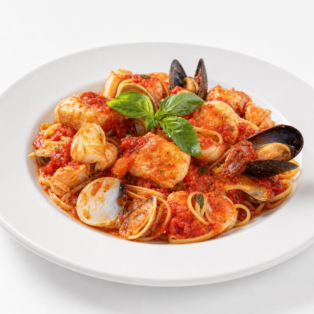 Linguine Frutti De Mare.