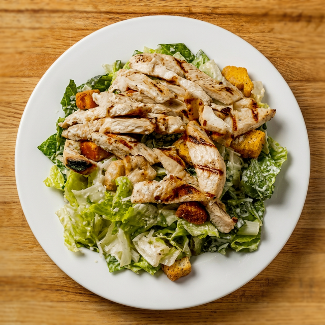 Chicken Caesar Salad.