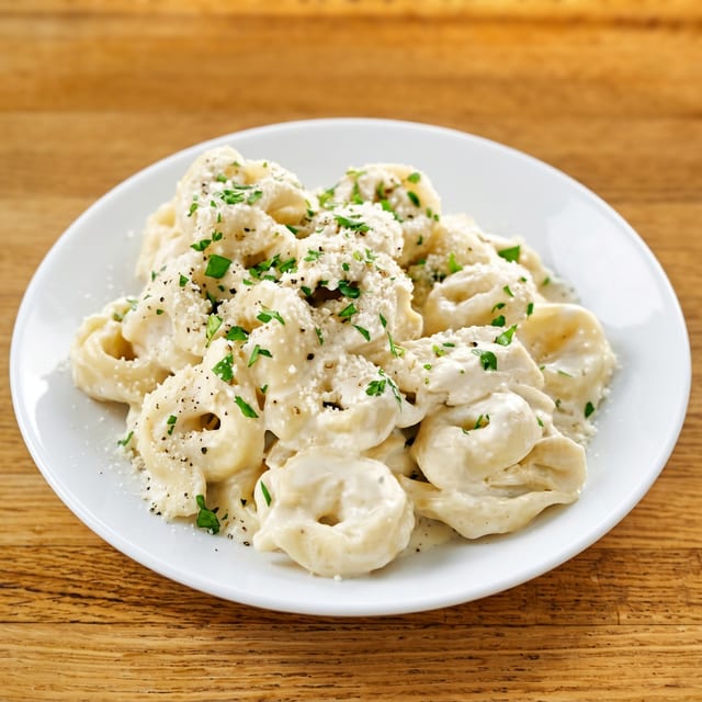 Tortellini Alfredo.