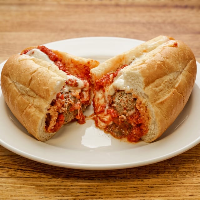 Sausage Parmigiana Sub.