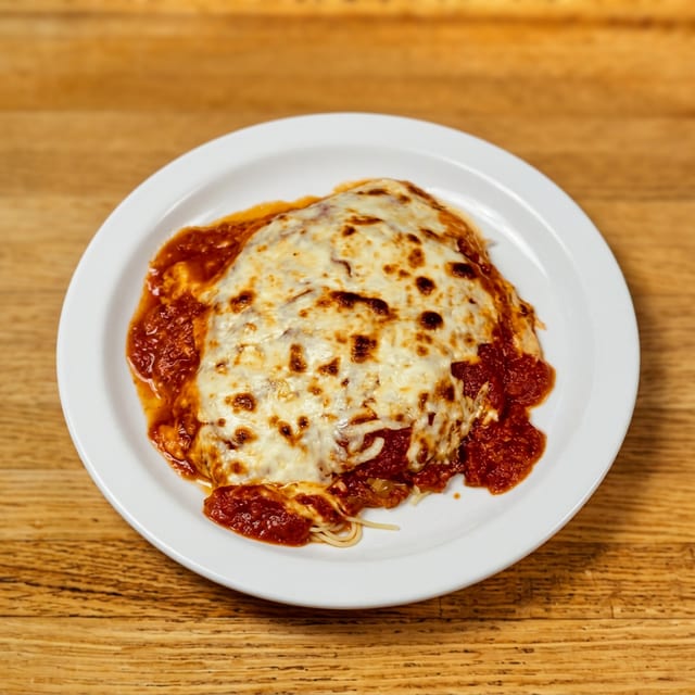 Veal Parmigiana.