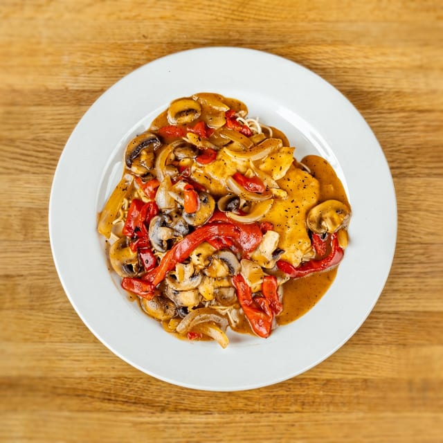 Chicken Marsala.