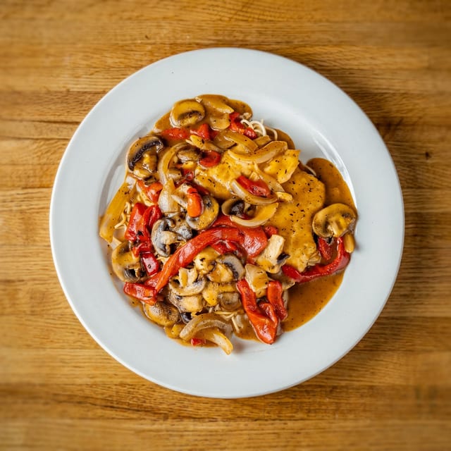 Chicken Marsala Lunch.