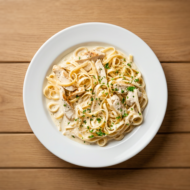 Fettuccine Alfredo.