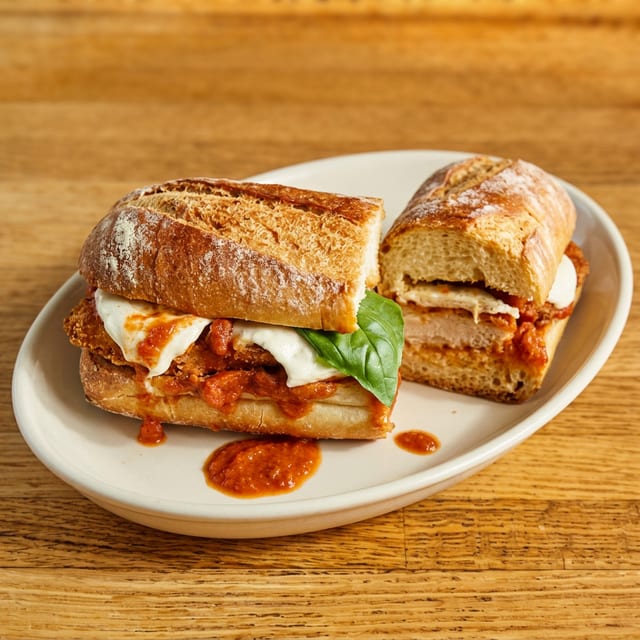 Chicken Parmigiana Sub.