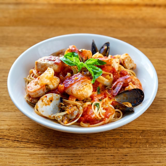 Linguine Frutti De Mare.
